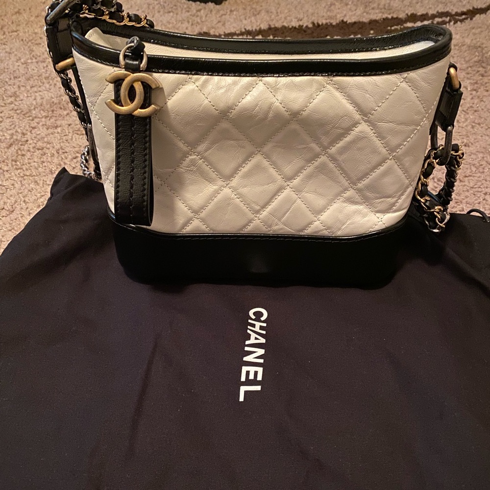 Chanel Gabrielle Bag in Small white